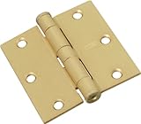 Stanleyハードウェアrpf179 3 – 1 / 2 " x 3 – 1 / 2 "標準重量の蝶番サテン真鍮