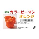 フタバ種苗 【一代交配】 カラーピーマン オレンジ 小袋詰(0.3ml) [カラー:オレンジ]