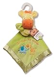 Carter's Too Cute for Words Green Yellow Giraffe Snuggle Buddy Security Blanket by Carter's