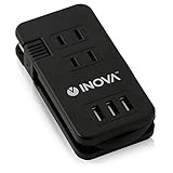 INOVA(SmaCube TAP3) 電源タップ 3個口 USB 3ポート 3.4A 1400W ケーブル収納 絶縁カバー iPhone
