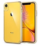 【Spigen】 iPhone XR ケース 6.1インチ 対応 クリア 米軍MIL規格取得 耐衝撃 カメラ保護 衝撃吸収 Qi充電 ワイヤレス充電 ウルトラ・ハイブリッド 064CS24873 (クリスタル・クリア)