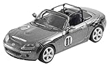 DIECASTTEAM 1/64 マツダ MX5 レーシングバージョン - (RHD) - グレー 完成品 LL-045-194
