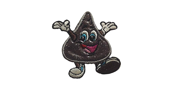 Amazon ワッペン Hershey S ハーシーキス キスチョコ ハーシーズ ハーシー チョコレート お菓子 海外 アイロン パッチ 企業 カンパニー アメキャラ キャラクター 雑貨 カスタム グッズ ワッペン アップリケ 通販