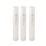 フロスト スプレーボトル 3本セット 2カラー 3ml 5ml 8ml 10ml 香水 容器 詰め替え 10ml,クリア