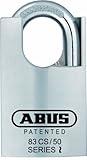 ABUS 83 CS / 50 – 300 s2 Schlage 50 mm Rekeyable Padlock All Weatherソリッド真鍮クロームメッキボディ、1インチ閉じたシャックル、ze