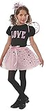Rubies Pink and Black Love Bug Fairy Dress-Up Costume Toddler [並行輸入品]