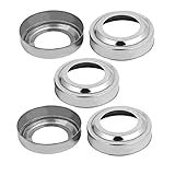 uxcell 手すり部品　ブラケット　ハンドレールプレートカバー　 ラダーカバー 安全な手すり用 304ステンレス鋼 5個入り