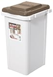 サンコープラスチック 日本製 ジョイント式 ゴミ箱 ビスダボ 45L ライトブラウン