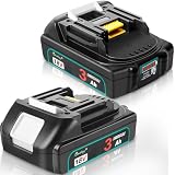Waitley マキタ 互換バッテリー 18V 3.0Ah2個 BL1830B カットオフ機能付き マキタ18v急速充電器対応可能 全保護基板 3000mAh軽量薄型 マキタ電動工具 バッテリー BL1815 BL1820互換 ４段階残量表示 端子カバー付 PSEマーク取得済み 12ヶ月メーカー保証（2個セットWTL1830）
