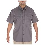 5.11 Tactical メンズ Stryke 半袖ポロシャツ フレックスタックストレッチ生地 テフロン仕上げ スタイル71354 M ブルー