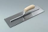 Kraft PL631 12"x5" 1/2"x1/2" V Notch Scratcher Trowel [並行輸入品]
