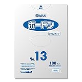 スワン ボードン袋 野菜用 0.025mm厚 №13 穴なし 100枚入 006763233