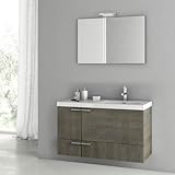 Nameeks ans87 ACF 39 – 1 / 5 "壁マウントVanity Set with木製キャビネット、セラミックトップ、 ACF ANS87-637509915094
