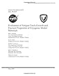 Evaluation of Fatigue Crack Growth and Fracture Properties of Cryogenic Model Materials