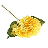 SunniMix 人工　花　絹　植物　結婚式　パーティー　庭　装飾　パーティー　結婚式　アートホール　飾り　写真　道具　6色選べる - 黄