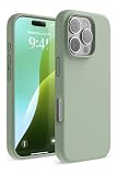 【elago】 iPhone 16 Pro 対応 ケース シリコン 耐衝撃 スマホケース 指紋 防止 サラサラ シリコンケース [ iPhone16Pro アイフォン 16 プロ 対応 携帯ケース ] iPhone 16Pro Case SILICONE CASE カーキグリーン
