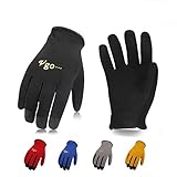 Vgo 作業用グローブ 合成革 多目的 薄手手袋 5双入り Light Duty(5 Colors, Size :M)