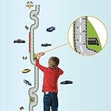 Domire Car Racing Growth Chart Height Chart Wall Decal Decor Sticker Removable Wall Decal For Baby B