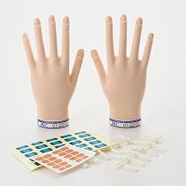 JNEC認定モデルハンド +ネイルチップ・キューティクル・両面テープセット⑦ Amazon.co.jp: 【お得な消耗品3点セット】JNEC認定 STモデルハンド用