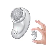 ミニメンズ電気かみそり 男性用ポケットサイズロータリーカミソリ フェイスコードレスシェーバー マイクロUSB充電式シェーバー