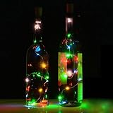 kanzd 8led銅ワイヤワインボトルコルクShape Light Starryライトウェディングデコレーション Regular