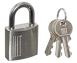 ツチノ 補助錠･錠前 HIT ステンレス南京錠 No.7700 30mm 同一キー (KA 1)