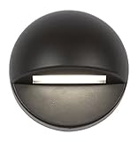WAC Lighting 3011-27BBR 2700K Warm White LED 12V Round Deck and Patio LightBronzed Brass [並行輸入品]