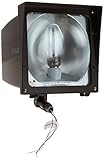 RAB Lighting EZSH150QT High Pressure Sodium EZ Floodlight, ED17 Type, Aluminum, 150W Power, 16000 Lu