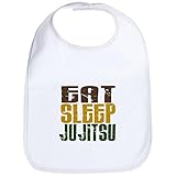 CafePress Eat Sleep Ju Jitsu Bib - Standard Cloud White by CafePress