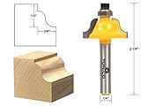 Yonico 13182q Roman Ogee Edging and Molding Router Bit with Small 1/4 Shank by Yonico