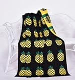 【ママセレクト】ビーチタオルにも　夏でもOK!!（パイナップル）約110×90　一年中ご使用可能！！ブランケット　タオルケット　幼稚園　保育園　お昼寝　お布団　カバーに