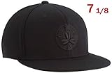 Boston CelticsすべてブラックFitted Hatサイズ7 1 / 8 NBA Authentic &新しい