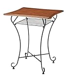 宮武製作所 Del Sol 棚付きカフェテーブル 角型 DS-T3460