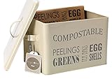Burgon & Ball Compost Bin GYO/COMPCREAM Cream