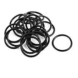 uxcell ニトリルゴムOリング　ニトリルゴム製ブラック 　22mm径 2mm厚さ　20個入り