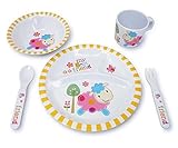 Culina Kids Melamine Dinnerware- Lamb. Set of 5 [並行輸入品]