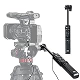 【Manfrotto 雲台 適用 ビデオカメラ リモコン 】JJC カメラ リモートコントロール マンフロット MVH502AH MVH502A 504HD 504X 509HD 526 608 612 Nitrotech N8 N12 雲台 適用 [ソニー カメラ / ビデオカメラ向け] Sony α7R V IV III II α7IV A1 α7 III A7S II A9 II A6600 A6500 A6400 ZV-1 など カムコーダー ズーム ズームリモコン 接続ケーブル 2本付属 (SONYマルチ端子 / Lanc端子)プロカメラマンに向け 動画 撮影 実況