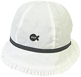 エムジュニア リバーシブルベビーハット ボーダーネイビー 46cm