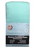 Elegance Diaper, Prefold Cloth Diaper Regular 4x6x4 100% Cotton (AQUA) by Elegance Diaper