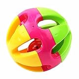 SODIAL ( R )キッドギフト楽器ベビーHand Shaker Bell Jingle Ring Rattle Ball Toy