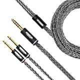 NOBUNAGA Labs COMBINE 比叡 鎧(ひえい がい) 銅銀合金導体リケーブル 16芯 4.4mm5極バランス/3.5mm2極×2 NLC-HEI-GAI