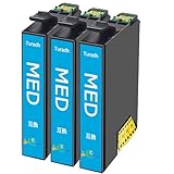 MED-C エプソン 用 インク メダマヤキ EW-056A EW-456A インク 合計3本 056A 456A Epson対応 純正 と併用