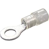 ニチフ端子工業 銅線用 環境配慮形 絶縁被覆付圧着端子 (R形)丸形 透明 TMEX 1.25-8-CLR