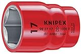 クニペックス KNIPEX 9837-1/2 (3/8SQ) 絶縁ソケット 1000V