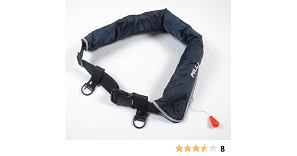 Amazon 釣り ライフジャケット 大人用 ライフベスト 手動 膨張式 ベルト 型 子供 対応可能 救命胴衣 体重110kg対応 紺 Ysh ライフジャケット フローティングベスト