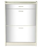 ガルト くつ箱 ホワイト 幅63×奥行き24×高さ87.2(cm)