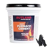 ルトランド #64 耐火セメント 鋳物 耐火レンガ 補修用 Furnace Cement RUTLAND 正規品 GOニトリルグローブ付き 3ヶ月保証付き (473ml)