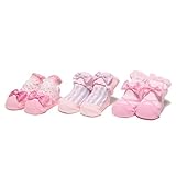 ソックス3足セット ライト ピンク 9-11cm