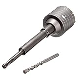ツールCentre 35 mm 150 mmコンクリート壁にドリルビット穴のこぎりカッター+レンチ200 mm接続ロッドwithレンガCement Stone Hole Diameter (65 mm