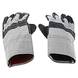 B Blesiya リガー手袋　保護用手袋　工事保護手袋　耐切創性　耐摩耗性　耐久性　通気性　革製手袋　軽量　伸縮性